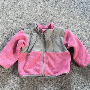 The North Face Kids Pink and Gray Jacket